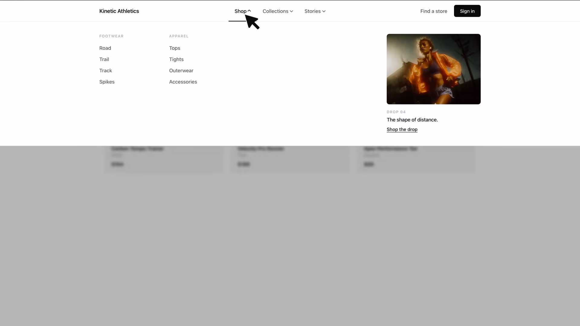 Mega Menu